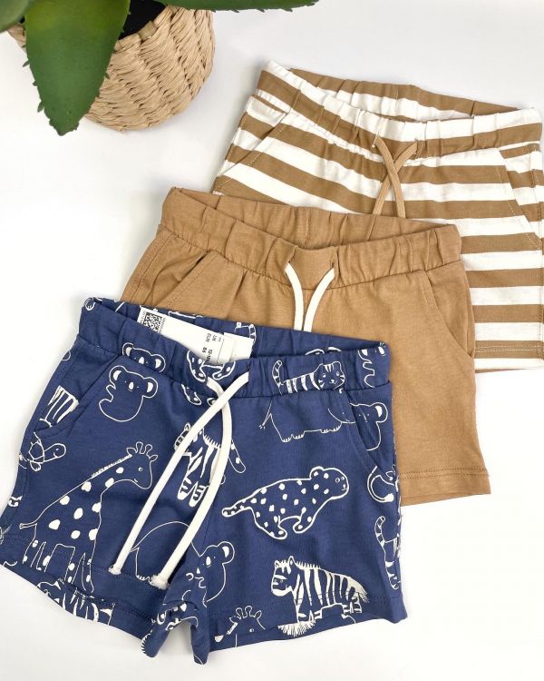 Шорти H&M 12-18 міс. смугасті