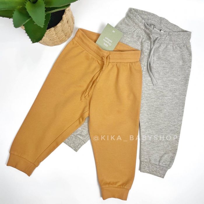 Джогери H&M на 9-12 міс. Гірчичні