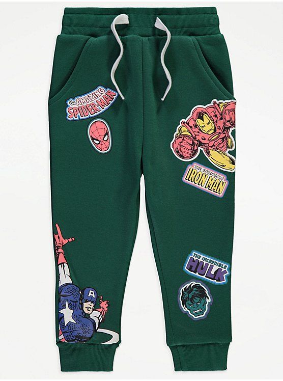 Джогери (штани) George 3-4 р.зелені з принтом