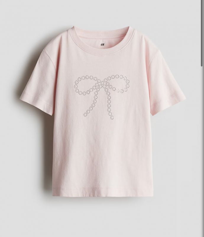 Футболка H&M 4-6 / 6-8 / 8-10 років з камінчиками