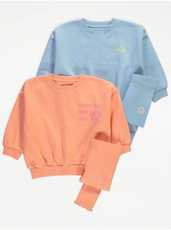 Костюм George на 3-4 р. з утепленим світшотом блакитний унісекс