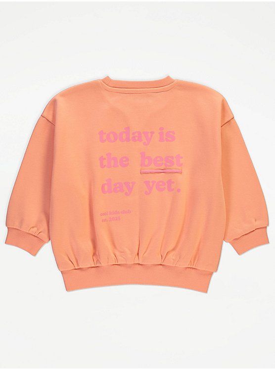 Костюм George 2-3 / 3-4 / 5-6 р. з утепленим світшотом помаранчевий