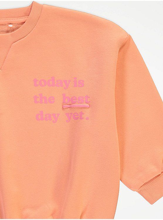 Костюм George 2-3 / 3-4 / 5-6 р. з утепленим світшотом помаранчевий