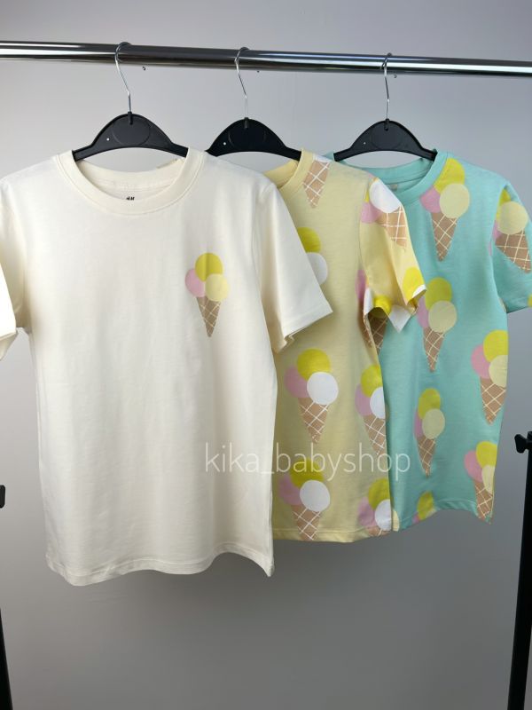 Футболки H&M 4-6 / 6-8 / 8-10 років