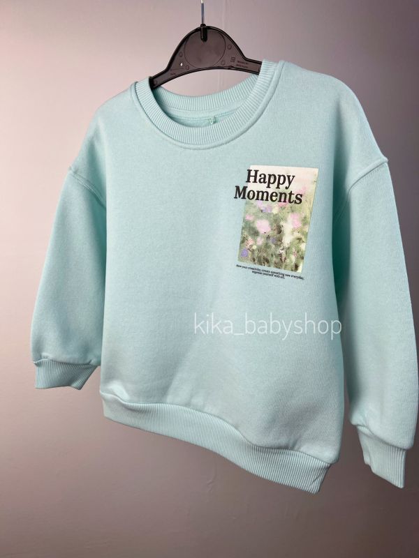 Світшот George від 1-1,5/ 1,5-2 / 2-3 р. ментоловий