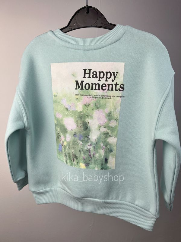 Світшот George від 1-1,5/ 1,5-2 / 2-3 р. ментоловий