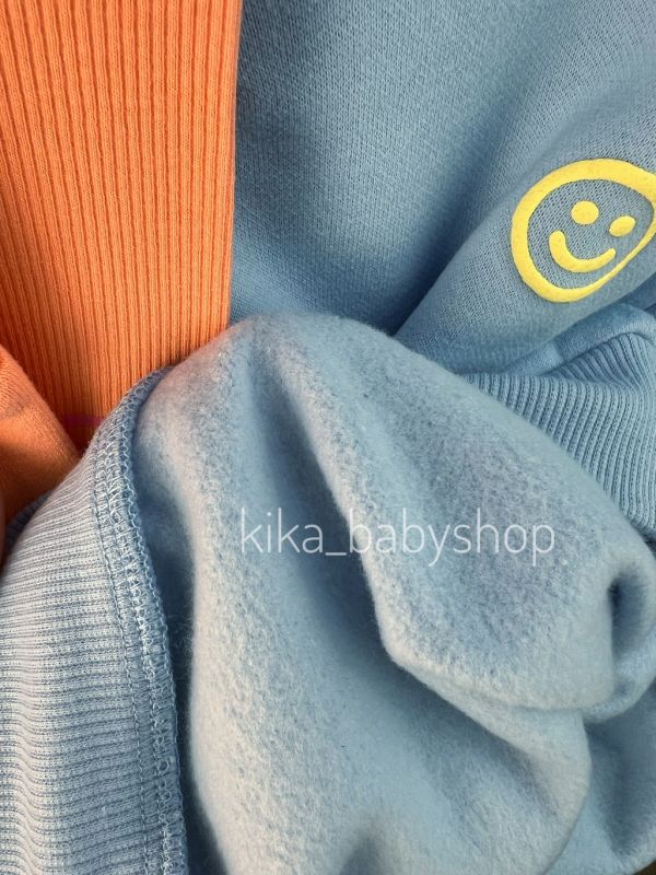 Костюм George на 3-4 р. з утепленим світшотом блакитний унісекс