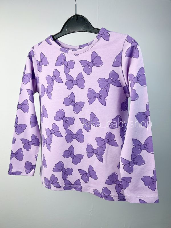 Лонгслів H&M від 1,5-2 до 4-6 років бузковий