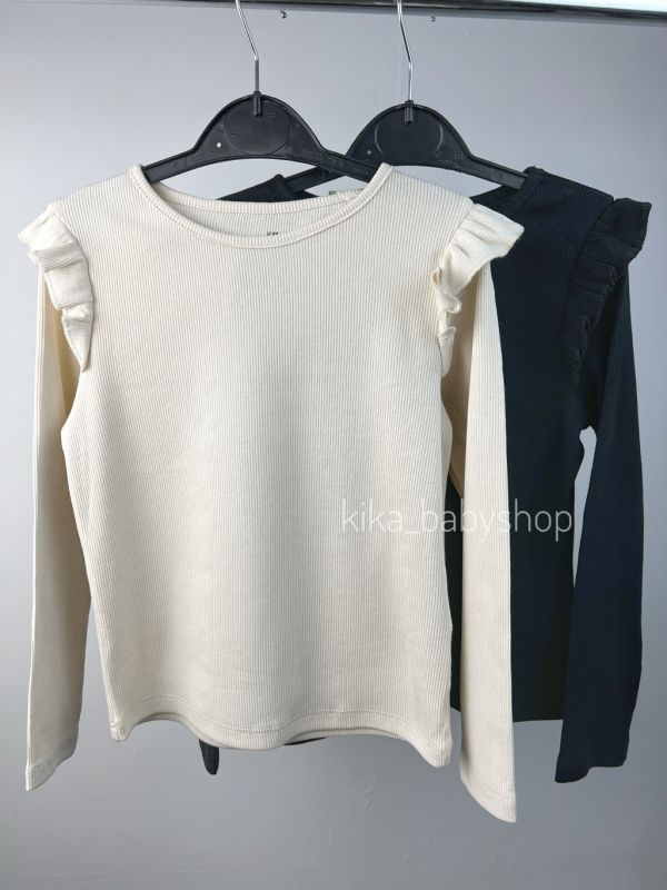 Лонгсліви у рубчик на 2-4 / 8-10 р.