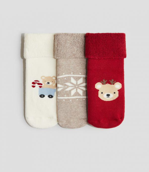 Шкарпетки H&M 0-3 м червоні