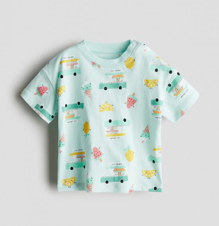 Футболка H&M 1,5-2 / 2-3 / 3-4 р. ментолова