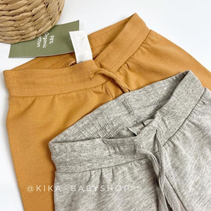 Джогери H&M на 9-12 міс. Гірчичні