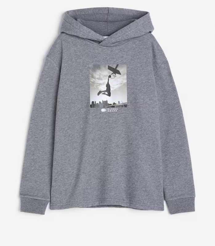 Худі H&M на 10-12 років сіра