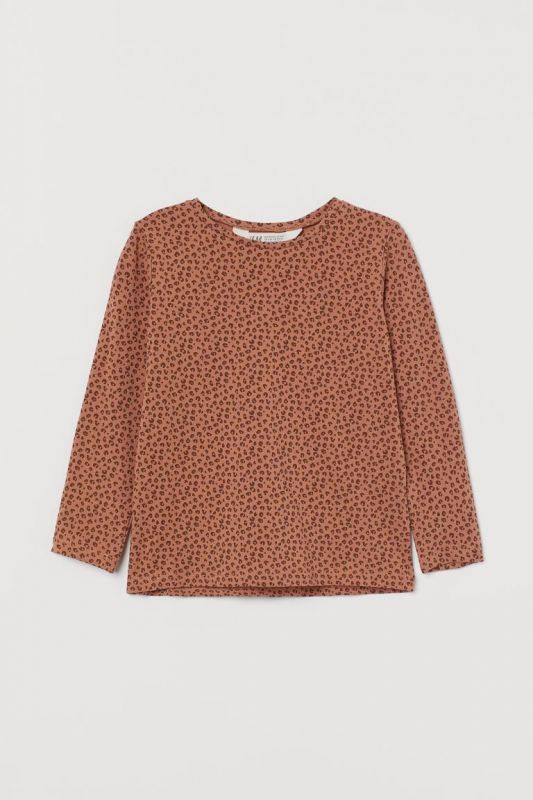 Лонгслів 8-10 р. H&M леопардовий
