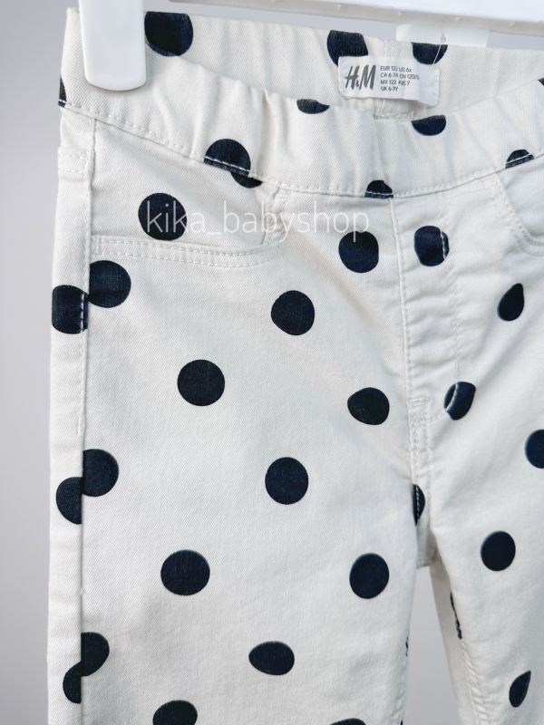 Джегінси H&M на 8-9 років у горох