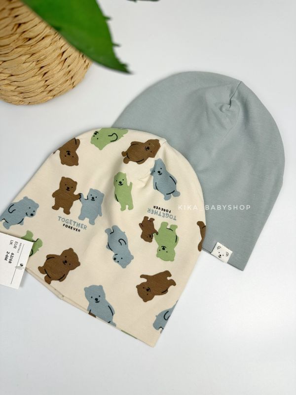 Двошарові шапочки H&M 1-2 р