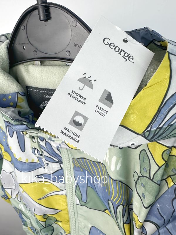 Вітровка George від 1,5-2 до 5-6 років з флісовою підкладкою