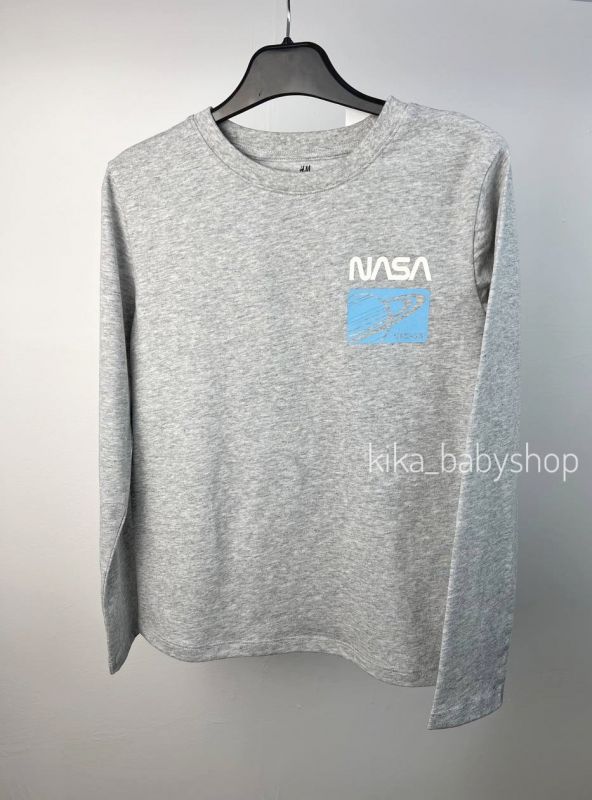 Лонгслів H&M 6-8 та 8-10 років сірий