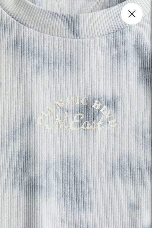 Лонгслів H&M 12-14 / 14+ р. блакитний