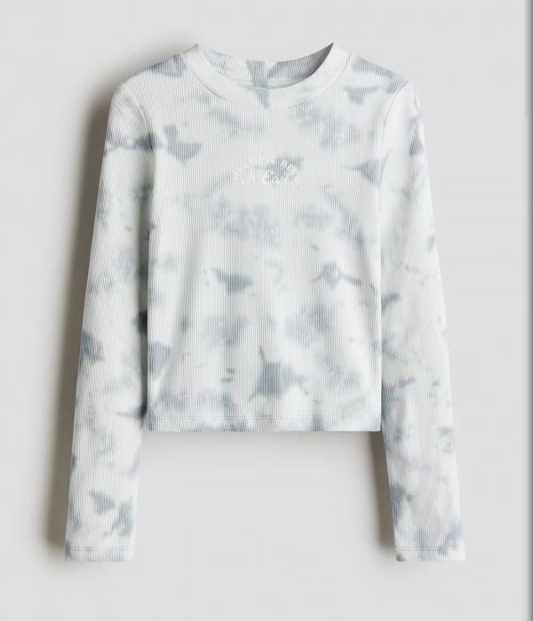 Лонгслів H&M 12-14 / 14+ р. блакитний